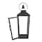 15.7" Black Metal Lantern by Ashland®